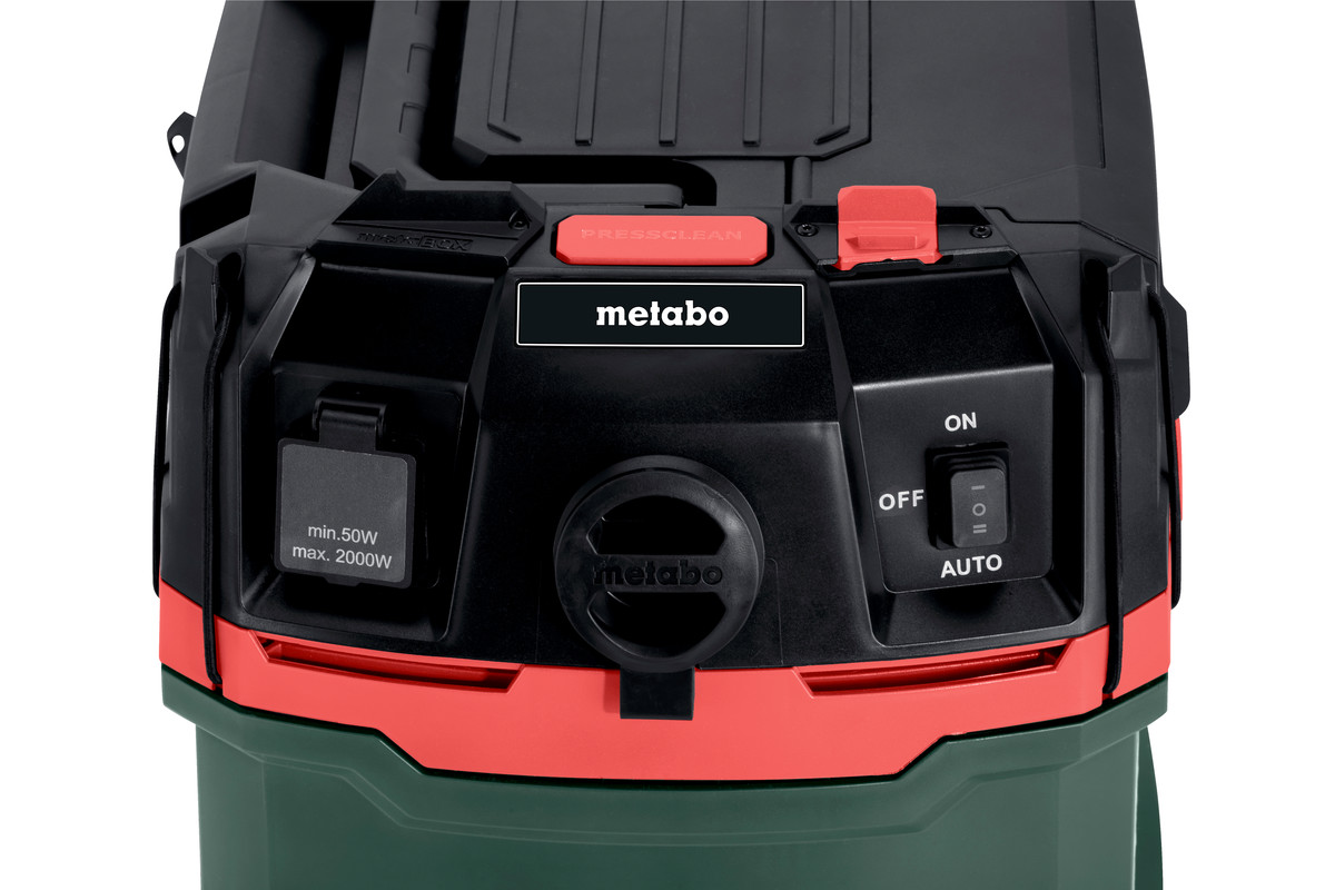 Фронтальный вид пылесоса Metabo