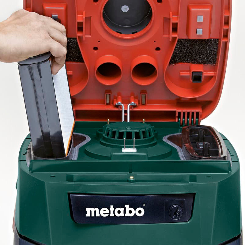 Промышленный пылесос Metabo ASR 50 M SС сбоку