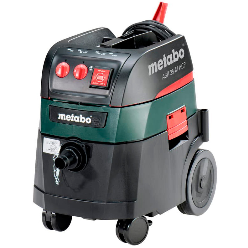 Промышленный пылесос Metabo ASR 35 H ACP спереди