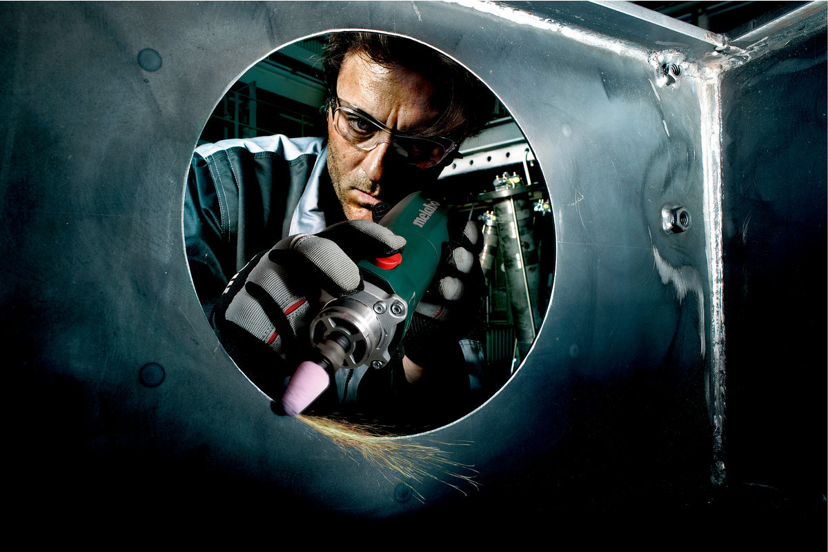 Прямая шлифмашина Metabo GE 710 Compact вид сверху