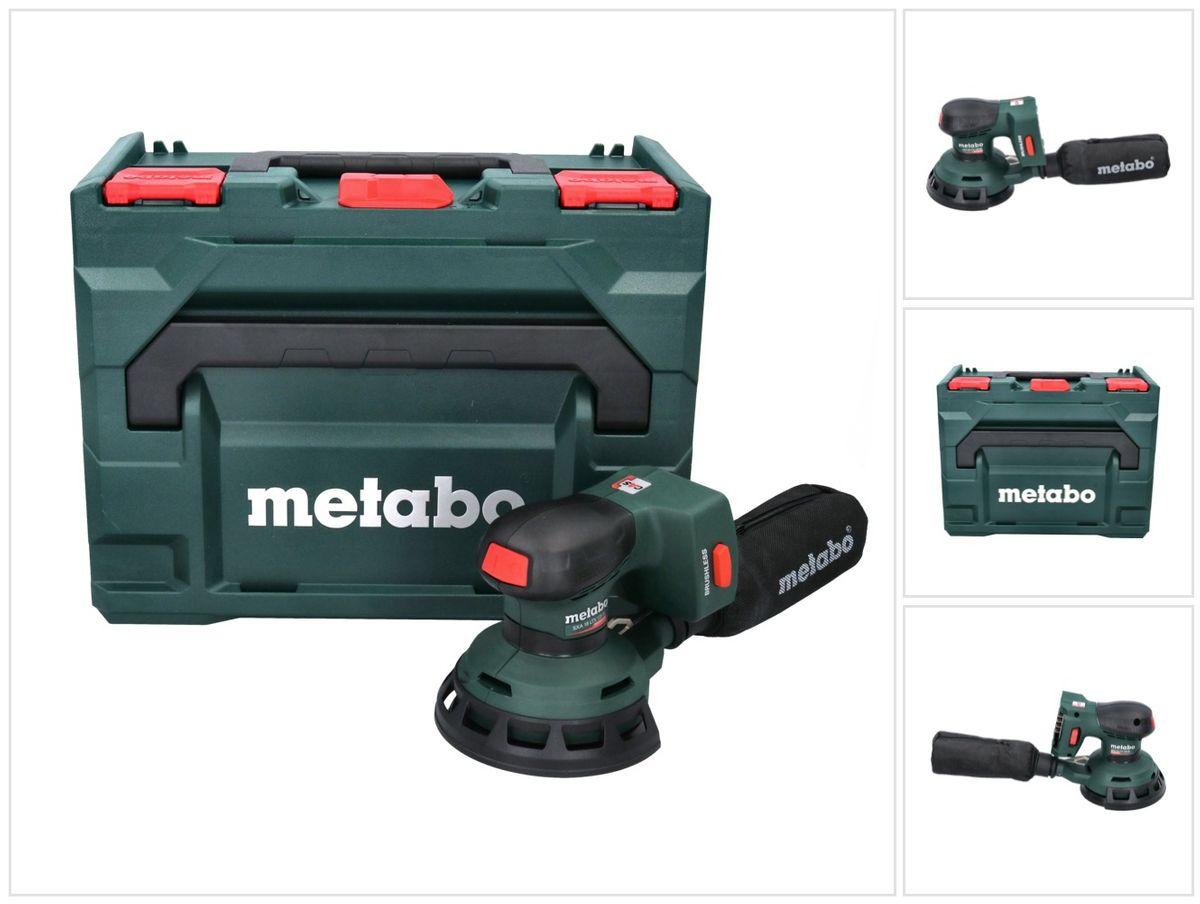 Фронтальний вигляд акумуляторної шліфмашини Metabo