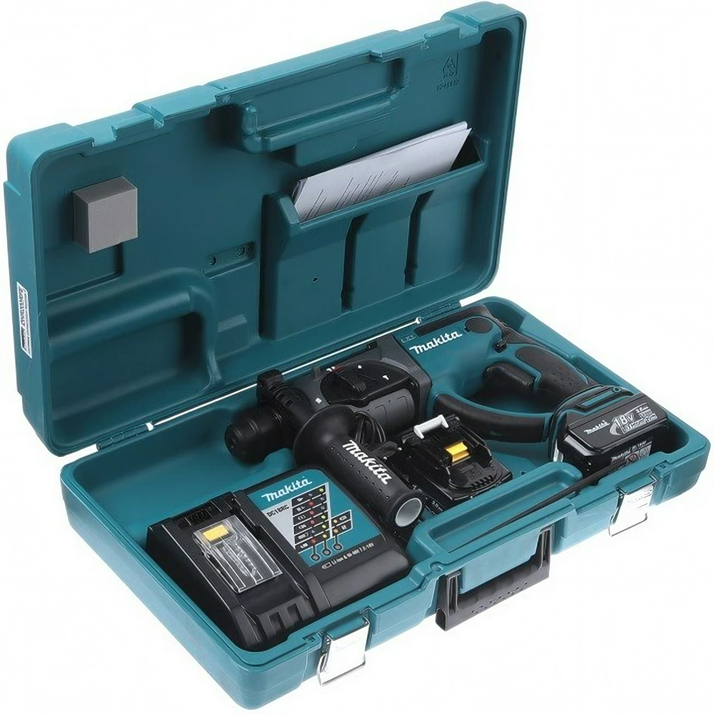 Акумуляторний перфоратор Makita DHR202RX4 збоку