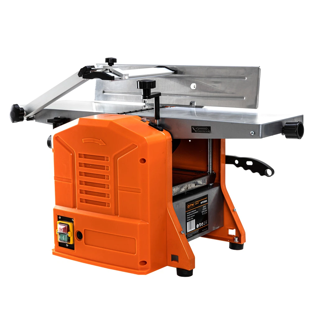 Фуговально-рейсмусовий верстат GTM рейсмусовий верстат вид збоку