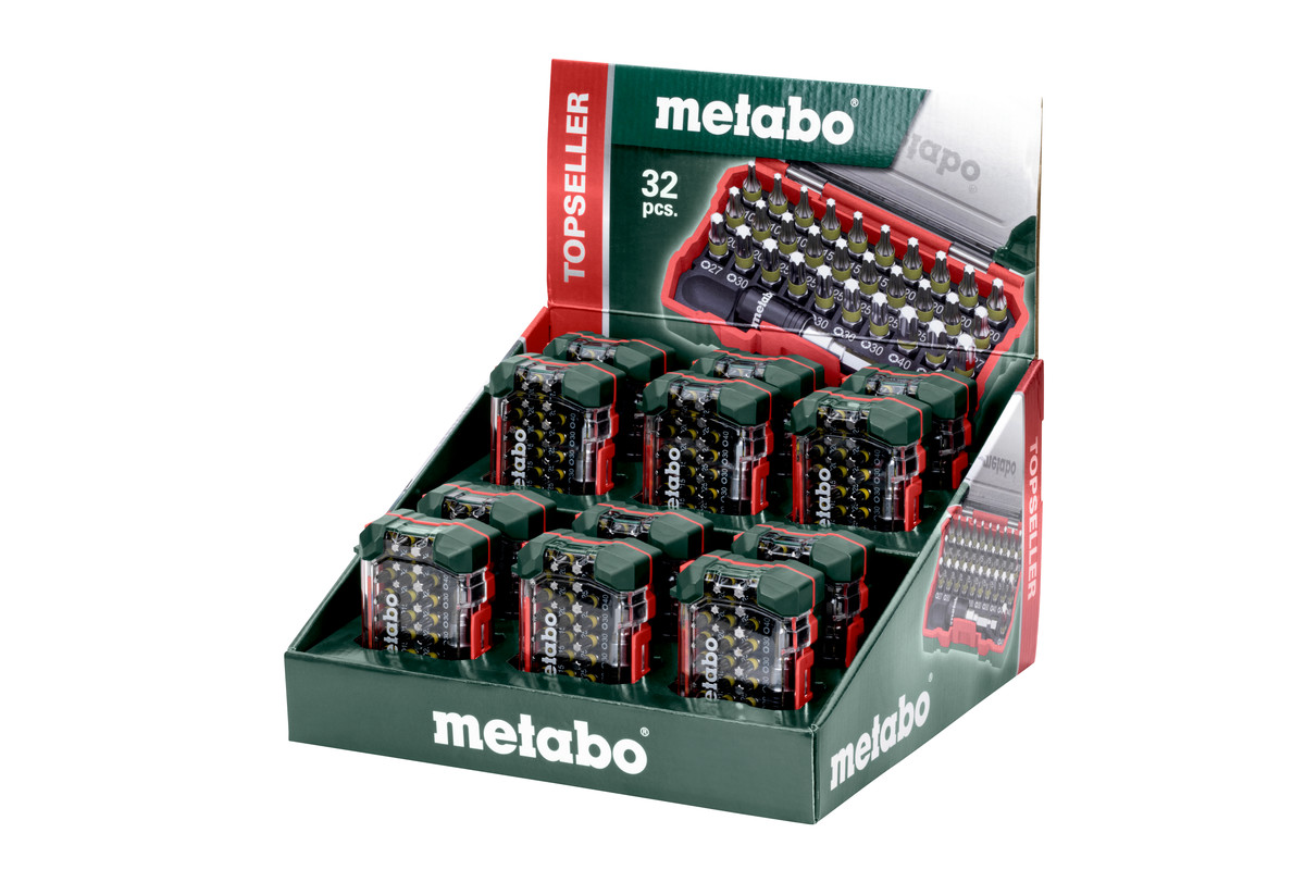 Упаковка набора бит Metabo TORX
