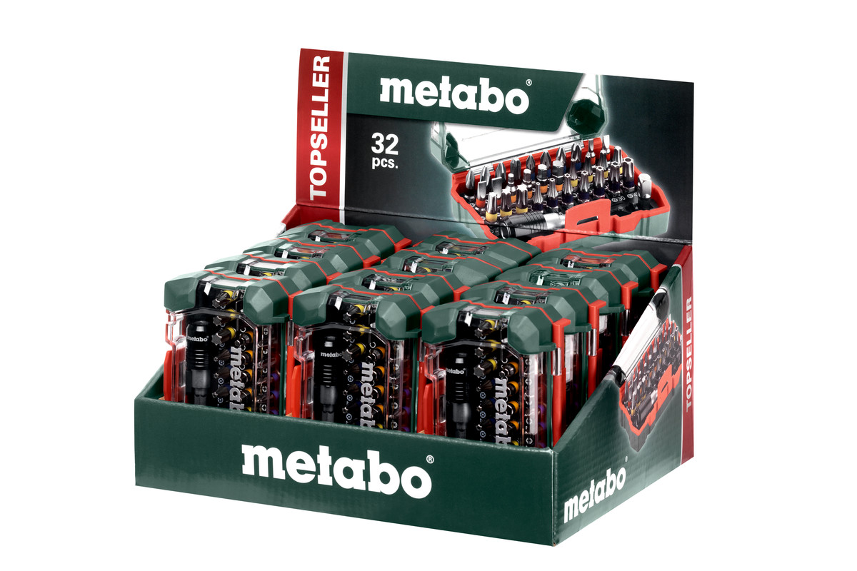 Комплектация набора бит Metabo