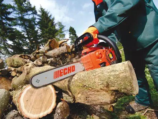 Бензопила ECHO CS-490ES вид сбоку