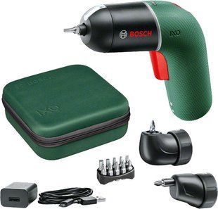 Акумуляторний шуруповерт Bosch IXO VI Set (06039C7122) } фото