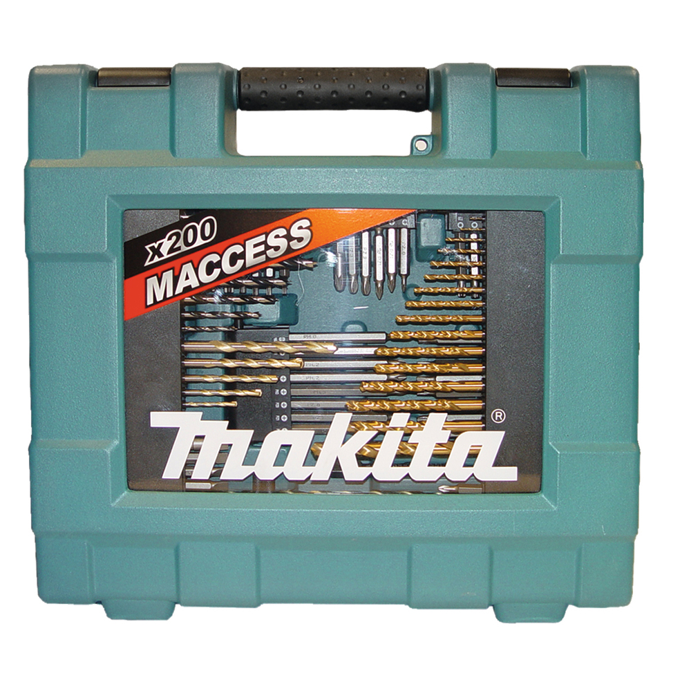 Набір свердел та біт Makita у кейсі