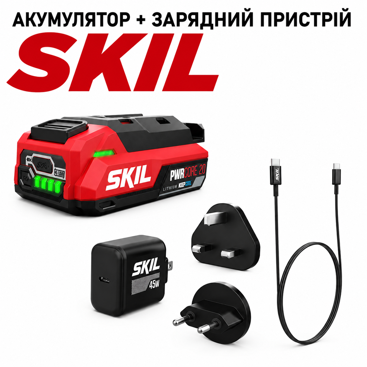 Акумулятор із зарядним пристроєм, SKIL 3143 AA